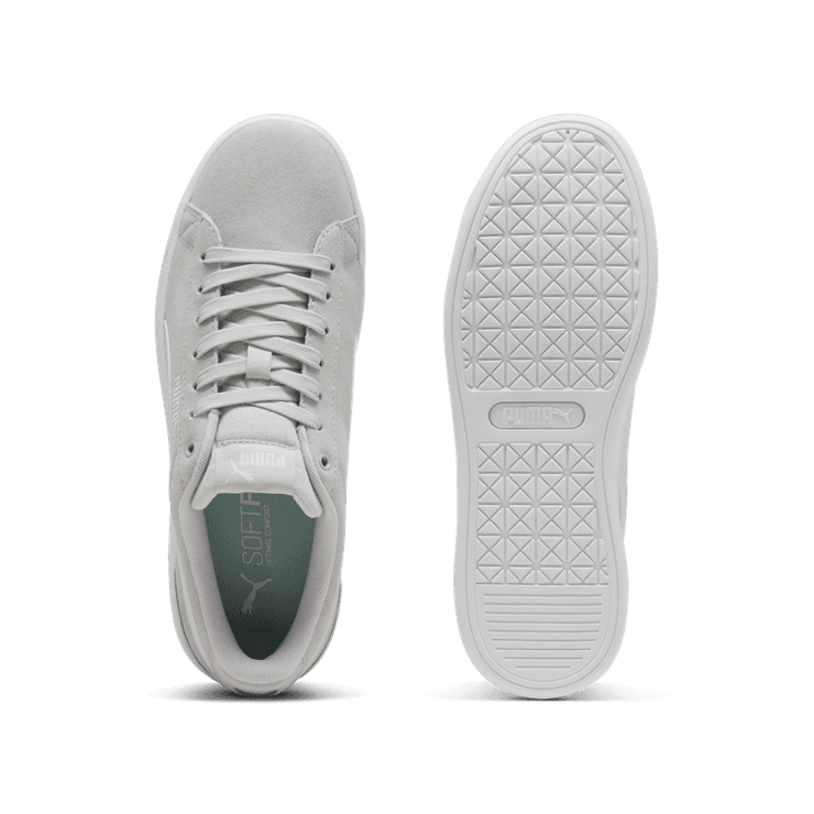 PUMA Vikky V3 Sneakers in Cool Light Grey/Peaceful Blue/White Angle 0