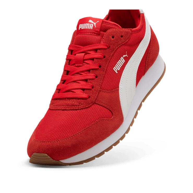 PUMA ST MILER Sneakers in For All Time Red/White/Gum Angle 2