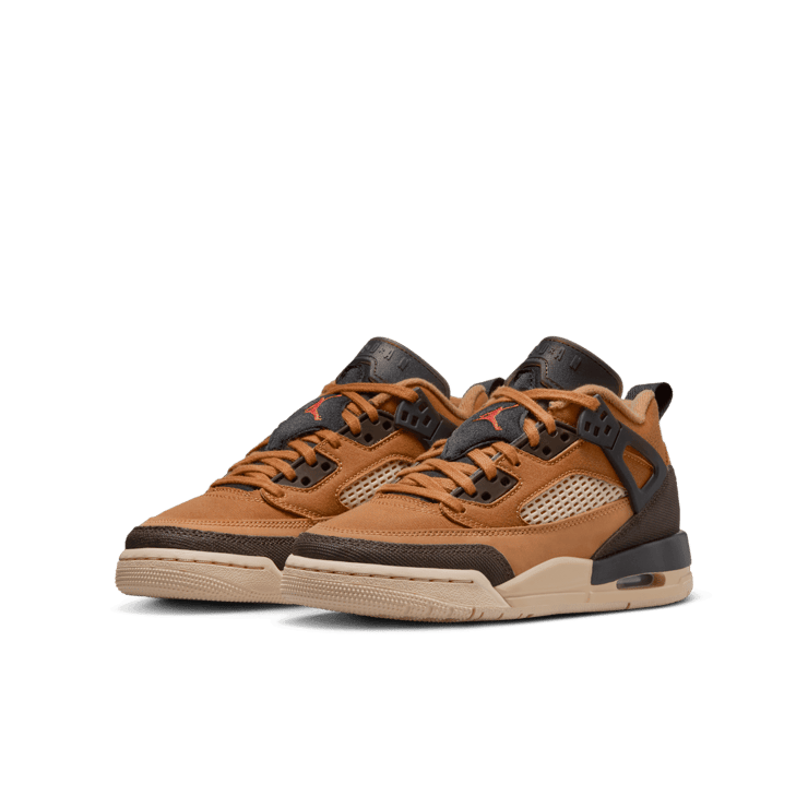 Jordan Spizike Low in Brown | FQ3950-202 (GS) Angle 2