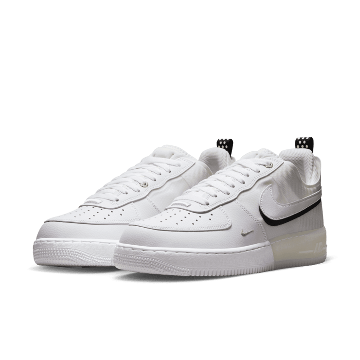 Nike Air Force 1 React White Sail Black Angle 2