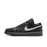 Air Jordan 1 Low Black White Dark Gum Angle 0
