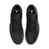 Air Jordan 1 Low Black White Dark Gum Angle 2