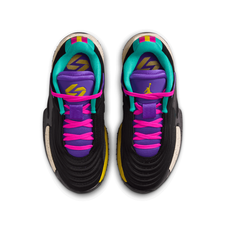 Jordan Luka 3 Black Hyper Grape (GS) Angle 1