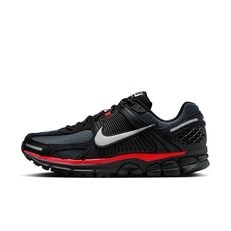 Nike Zoom Vomero 5 Black Metallic University Red Angle 0