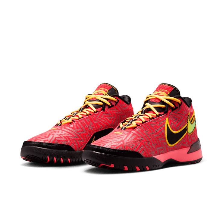 Nike LeBron NXXT Genisus Bright Crimson Sundial Angle 2