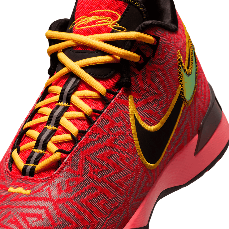 Nike LeBron NXXT Genisus Bright Crimson Sundial Angle 4