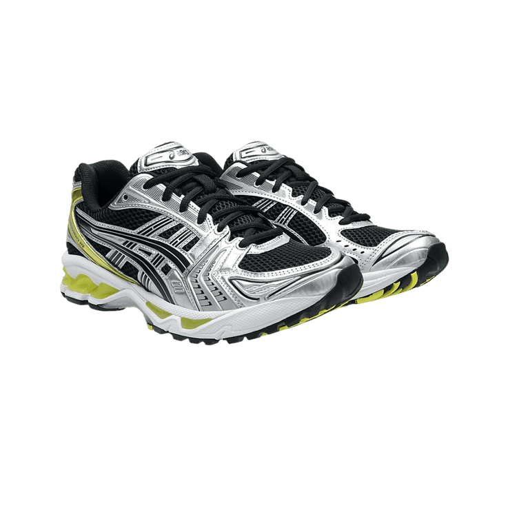 Asics Gel-Kayano 14 Black Lemon Spark Angle 0