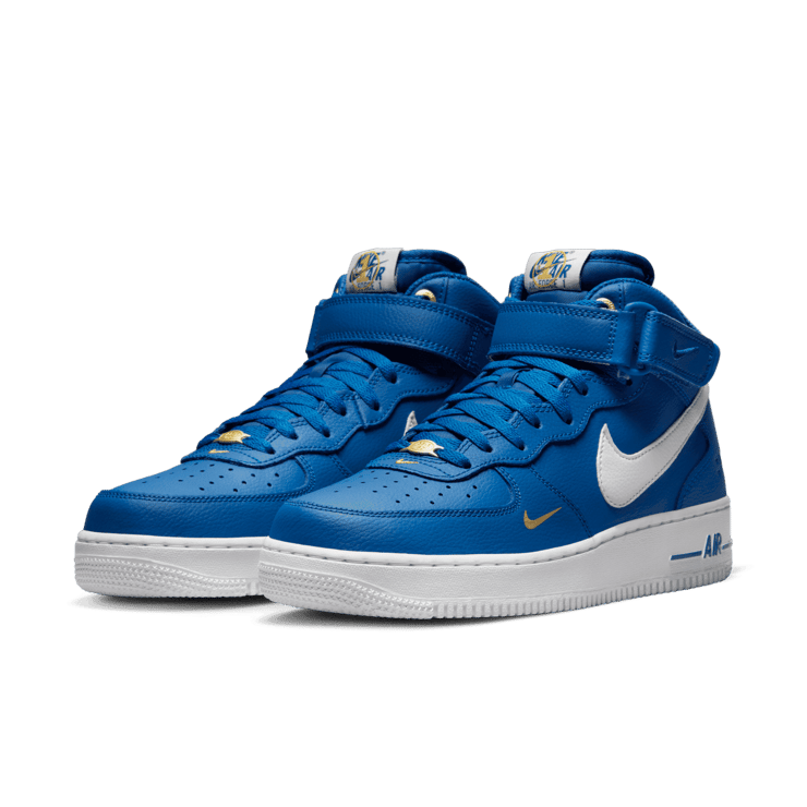 Nike Air Force 1 Mid 40th Anniversary Blue Jay Angle 2