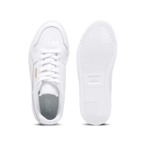 PUMA Carina Street Sneakers in White/Gold (GS) Angle 0