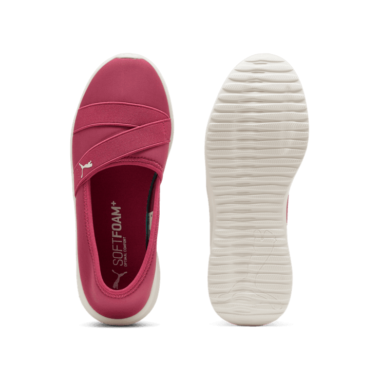 PUMA Adelina 2 Slip-On in Port/Warm White Angle 0