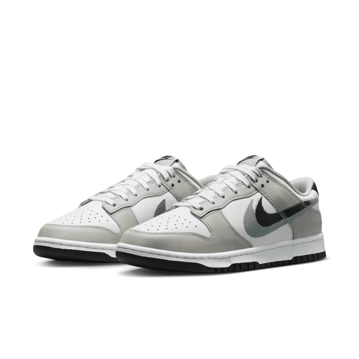 Nike Dunk Low Spray Paint Swoosh Angle 3