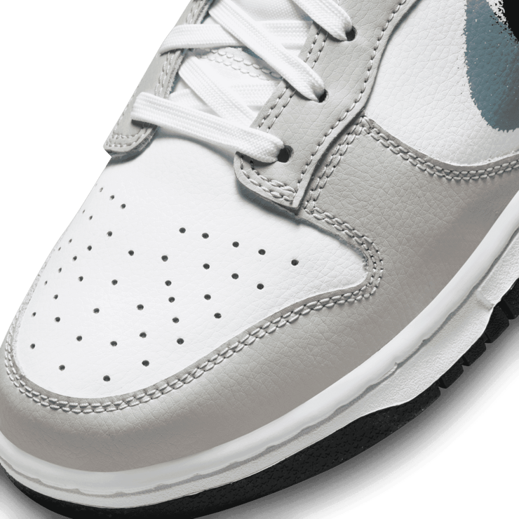 Nike Dunk Low Spray Paint Swoosh Angle 5