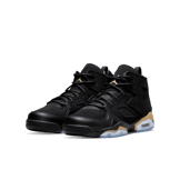 Jordan Flight Club 91  'Black Metallic Gold' (GS) Angle 2