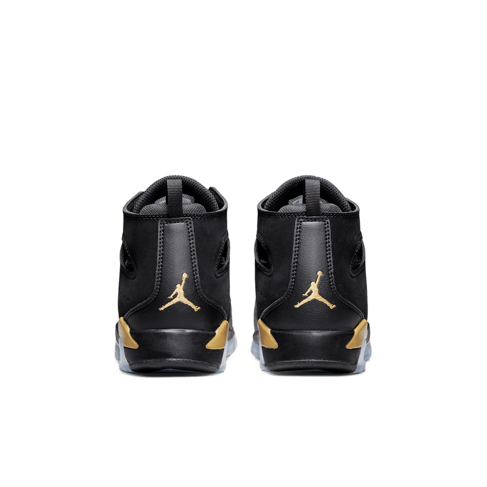 black and gold jordans flights