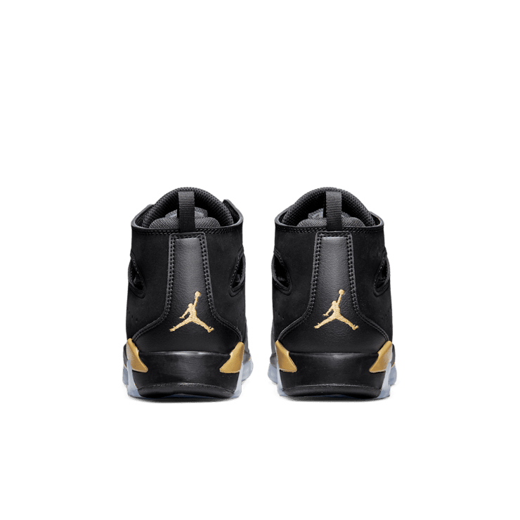 Jordan Flight Club 91  'Black Metallic Gold' (GS) Angle 3