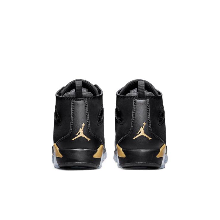 Jordan Flight Club 91 'Black Metallic Gold' (GS) Angle 3