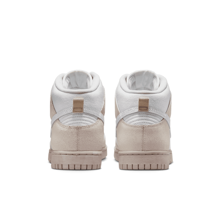 Nike Dunk High EMB Tan White Angle 4
