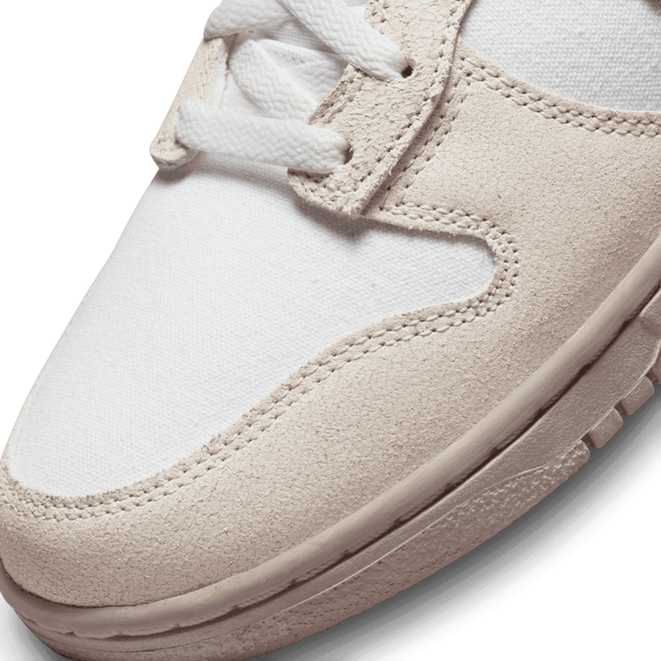 Nike Dunk High EMB Tan White Angle 5