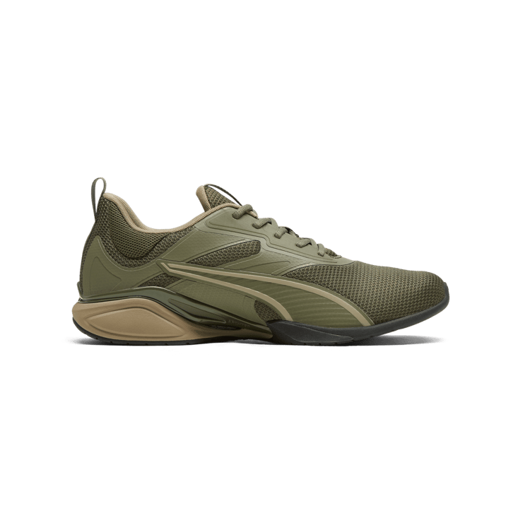 PUMA Neutron Sneakers in Loden Green/Black Angle 2