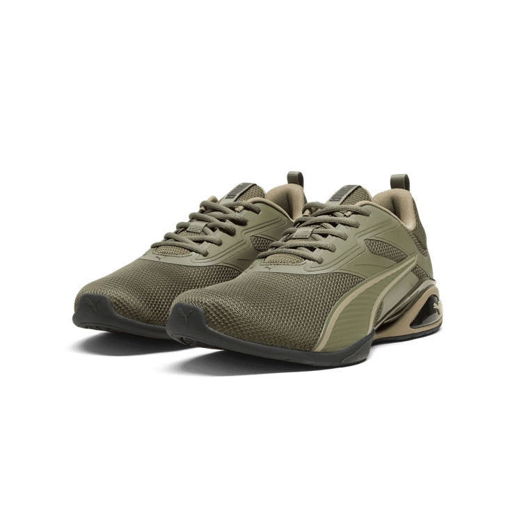 PUMA Neutron Sneakers in Loden Green/Black Angle 5