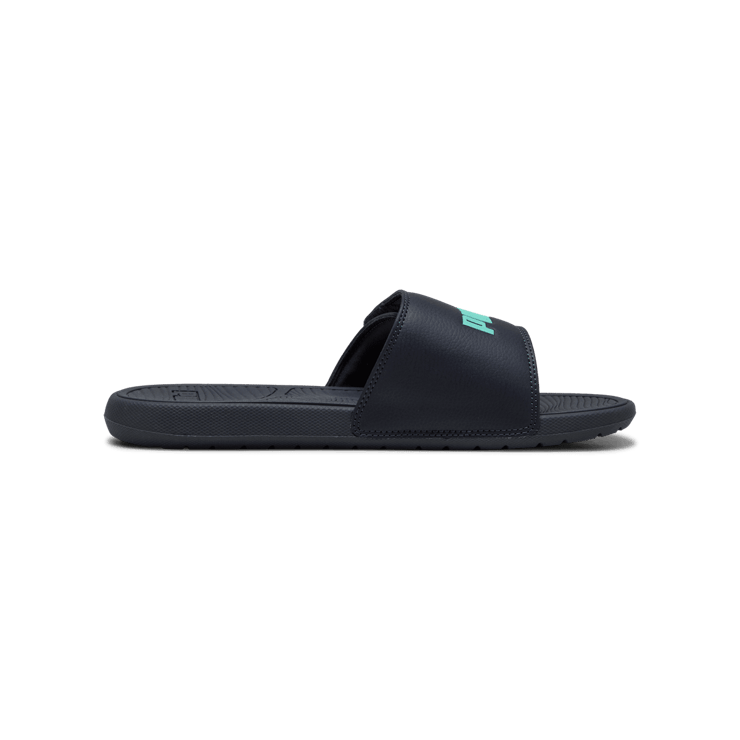 PUMA Cool Cat 2.0 Slides in Dark Blue Angle 2