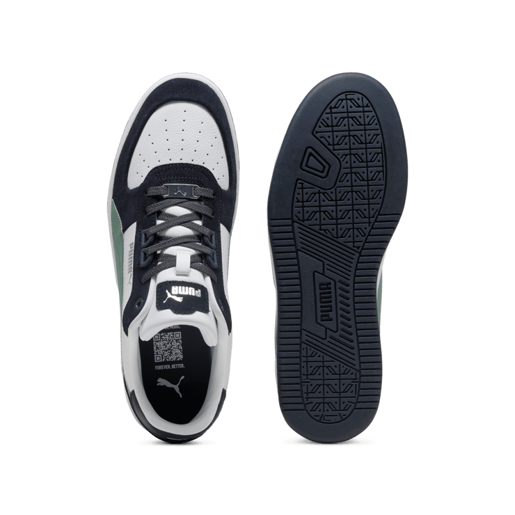 PUMA Caven 2.0 Lux SD Sneakers in Dark Blue Angle 1