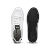 PUMA Court Classic Vulc Sneakers in White/Black Angle 1