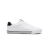 PUMA Court Classic Vulc Sneakers in White/Black Angle 2