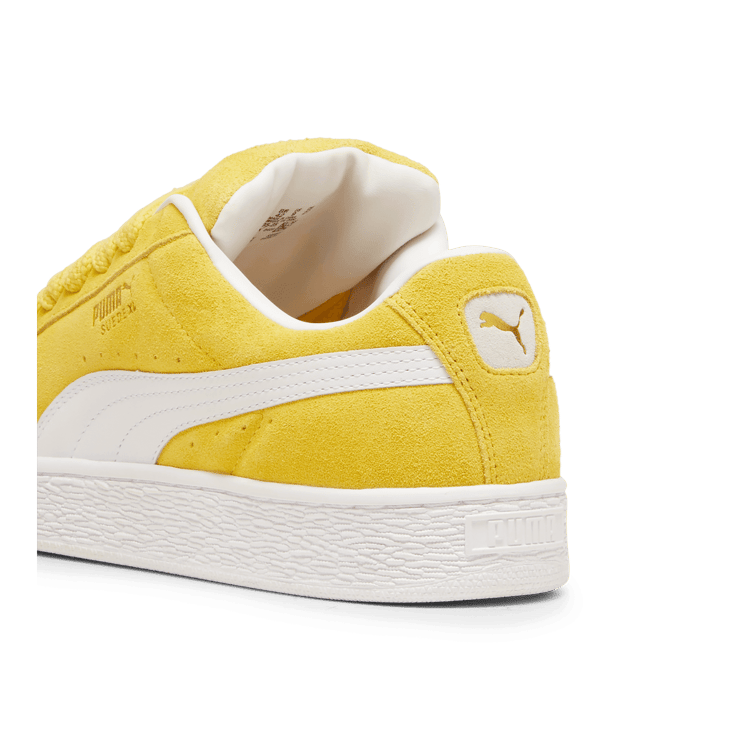 PUMA Suede XL Sneakers in Fresh Pear/White Angle 4