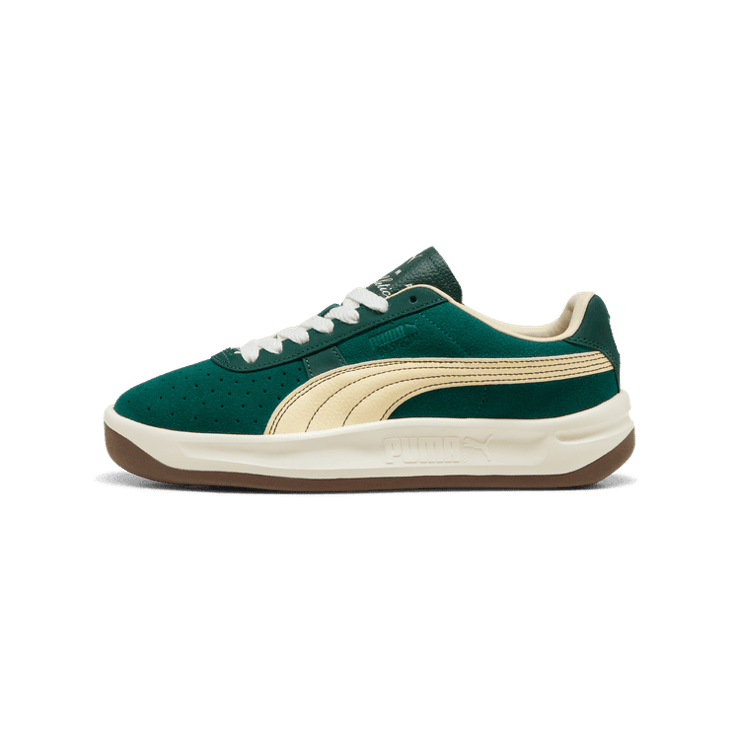 PUMA GV Special Players Lane Sneakers in Dark Myrtle/Creamy Vanilla Angle 1