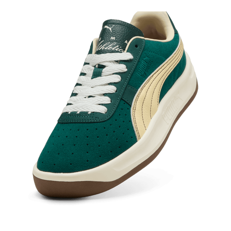 PUMA GV Special Players Lane Sneakers in Dark Myrtle/Creamy Vanilla Angle 2