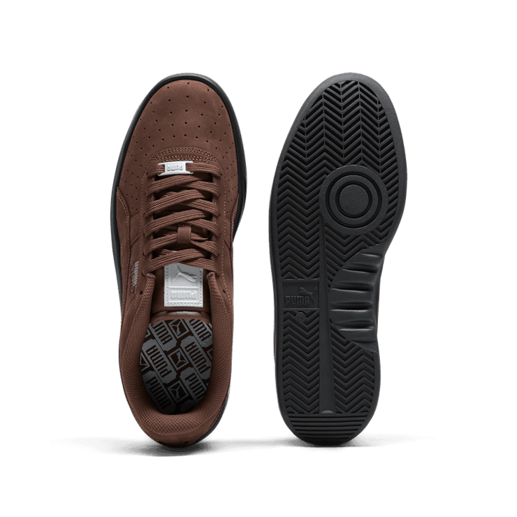 PUMA GV Special Artisanal Sneakers in Espresso Brown/Silver Angle 0