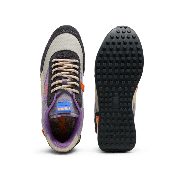 PUMA Future Rider Alternate Route Sneakers in Desert Dust/Pale Plum/Ultraviolet Angle 0