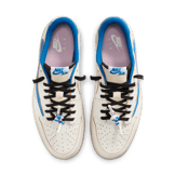 Air Jordan 1 Retro Low OG fragment design Travis Scott Sail Military Blue Angle 7