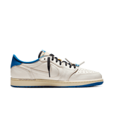 Air Jordan 1 Retro Low OG fragment design Travis Scott Sail Military Blue Angle 6