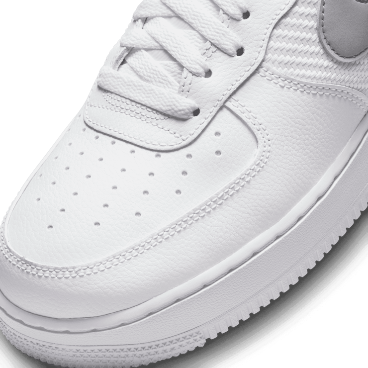 Nike Air Force 1 Low White Wolf Grey Picante Red Angle 5