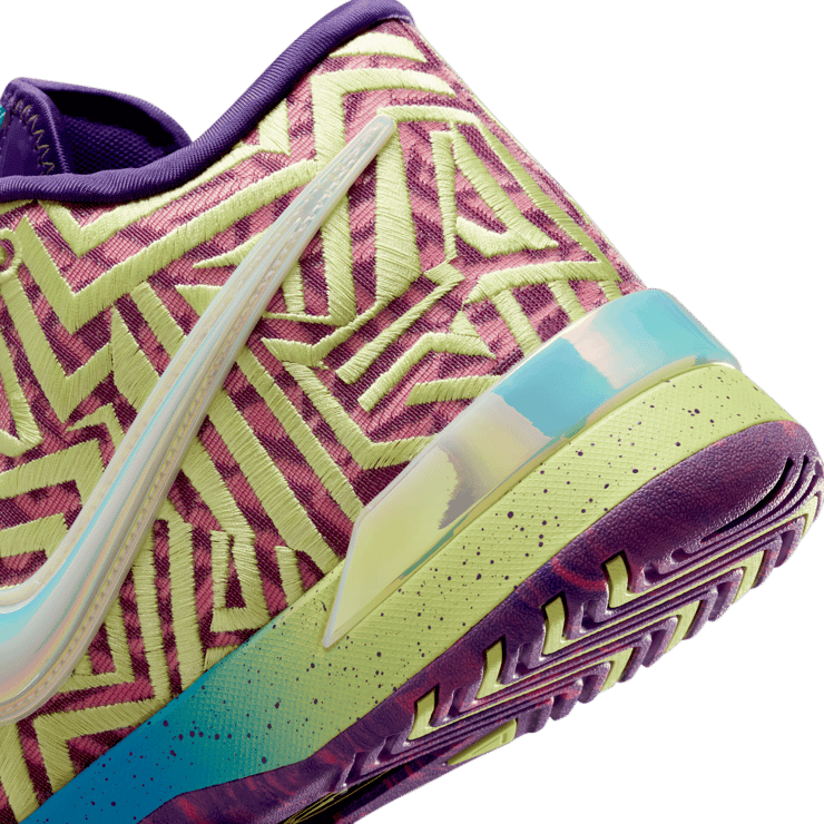Nike LeBron NXXT Genisus Viotech Light Lemon Twist Angle 5