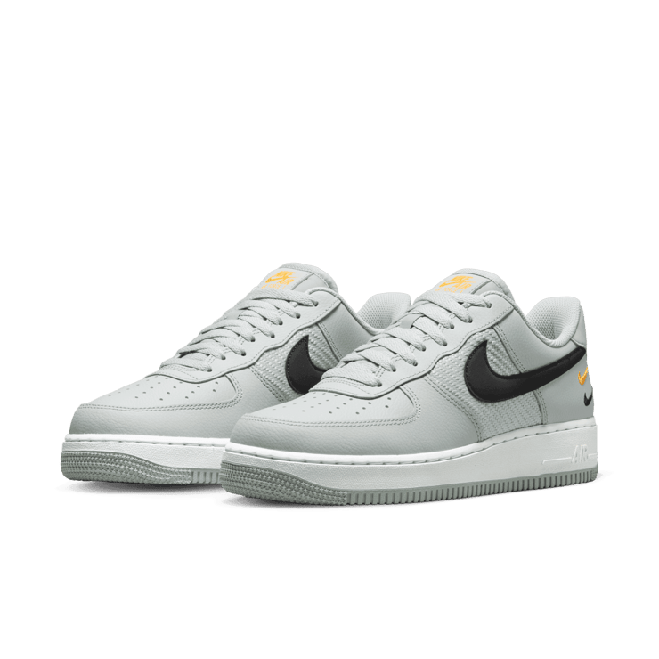 Nike Air Force 1 Low Wolf Grey Black University Gold Angle 2