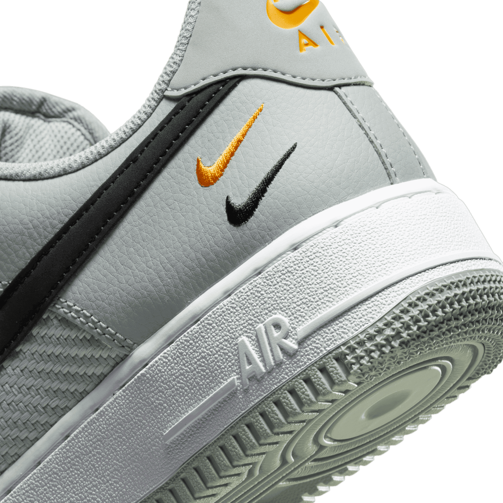 nike air force 1 low grey gold