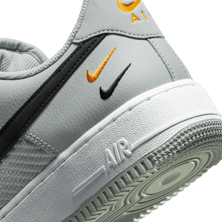 Nike Air Force 1 Low Wolf Grey Black University Gold Angle 5