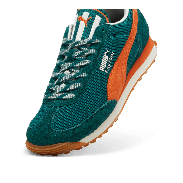 PUMA Easy Rider Supertifo Sneakers in Dark Myrtle/Maple Syrup Angle 2