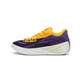 PUMA All-Pro NITROâ¢ Basketball in Team Violet/Yellow Sizzle/White Angle 1