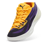 PUMA All-Pro NITROâ¢ Basketball in Team Violet/Yellow Sizzle/White Angle 2