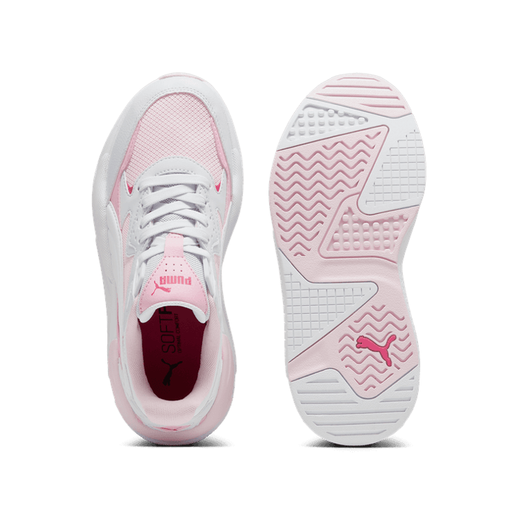 PUMA X-Ray Speed Sneakers Big in Whisper Of Pink/White/Silver Mist (GS) Angle 0
