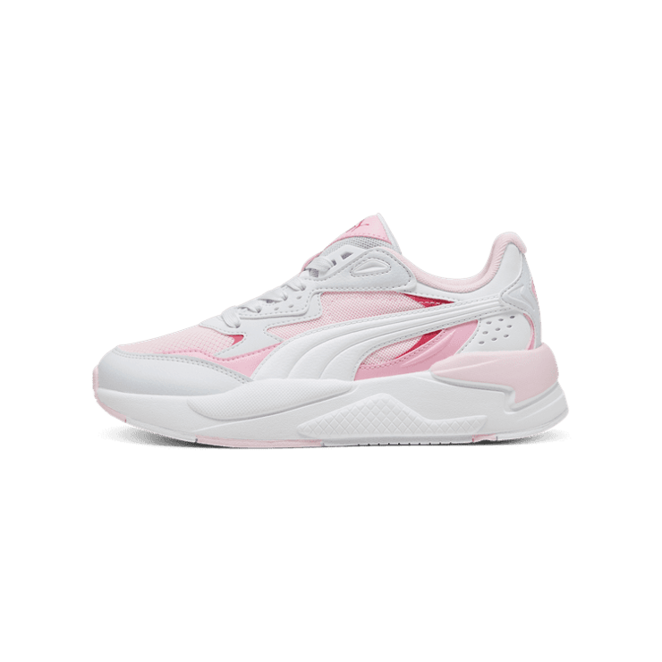 PUMA X-Ray Speed Sneakers Big in Whisper Of Pink/White/Silver Mist (GS) Angle 1