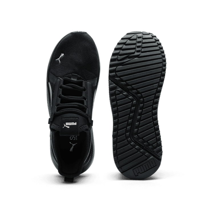 PUMA Pacer Future Street Sneakers in Black/Rose Gold Angle 0