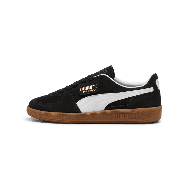 PUMA Palermo Sneakers in Black/White Angle 1