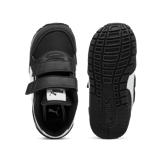 PUMA ST Runner v4 Nylon s' Sneakers in Black/White (TD) Angle 0