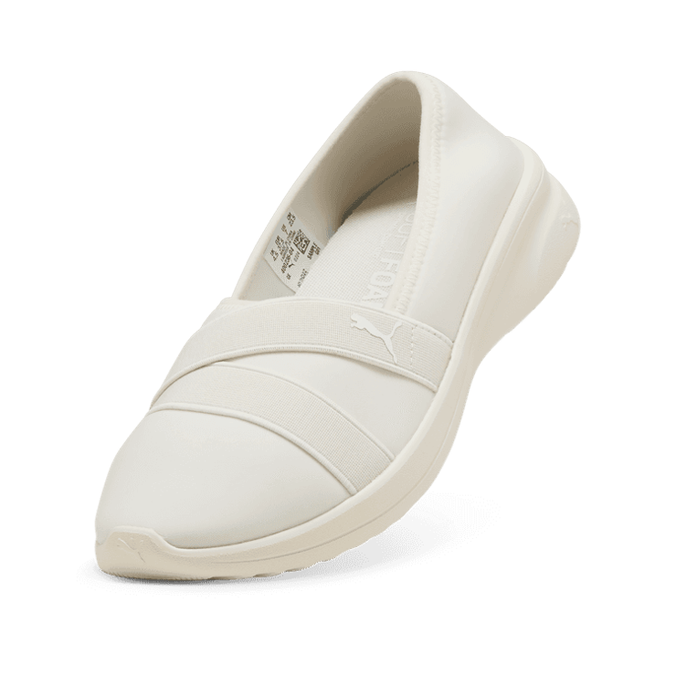 PUMA Adelina 2 Slip-On in Frosted Ivory/White Angle 2