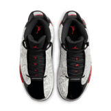Jordan Dub Zero White Fire Red Black Angle 1